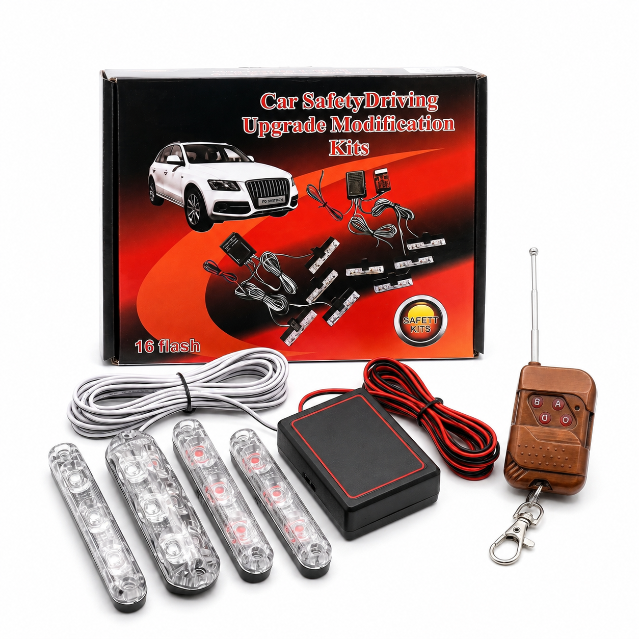 ChatGPT Image Jul 11, 2026, 08_40_40 PM Universal Wireless Remote Control LED Strobe Flash Light Kit for Car & Bike - Image 1