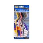 3PC Professional Motorcycle Chain & Sprocket Detail Cleaning Brush Set