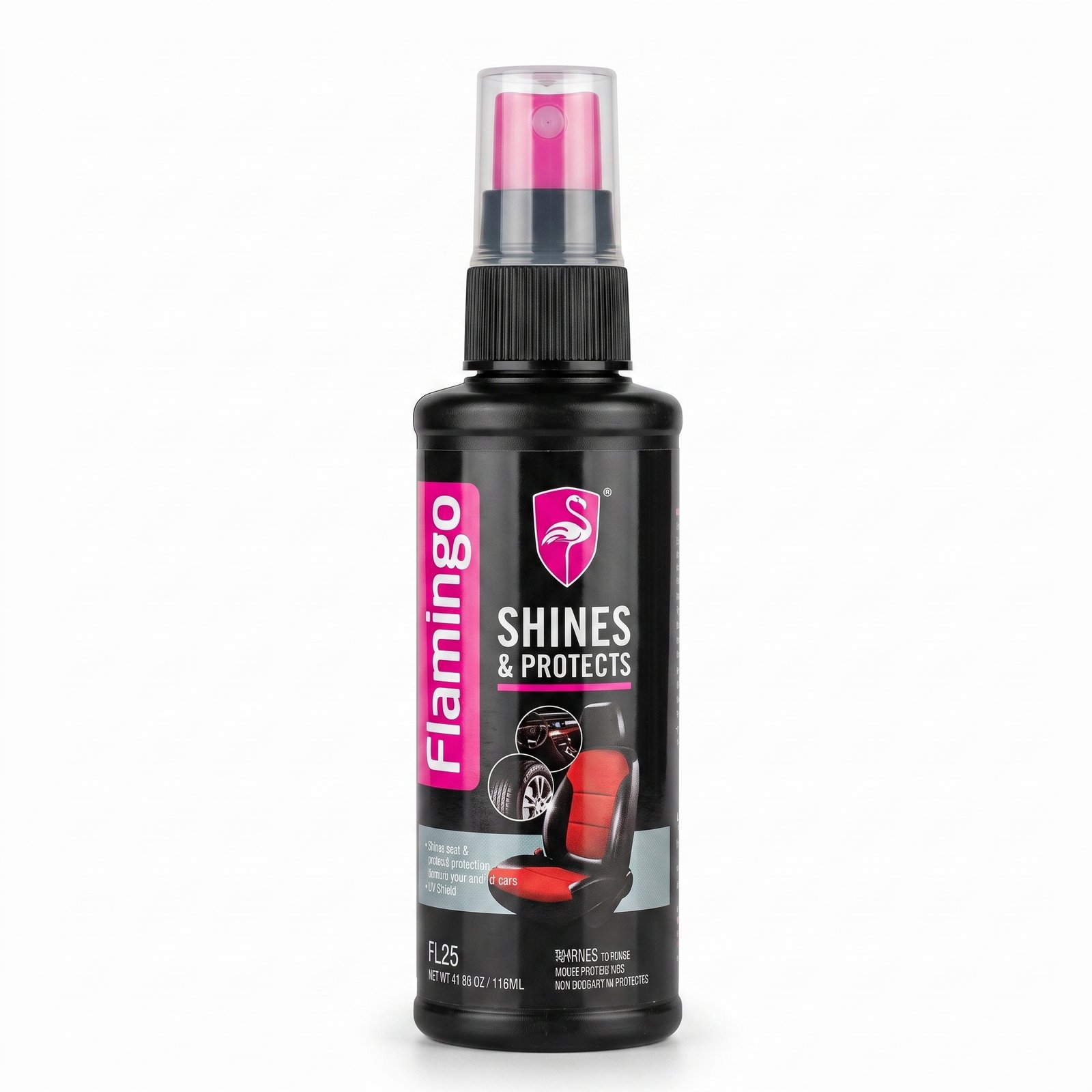 eCommerce_product_image_enhancement_2K_202607111043 (1) Flamingo FL25 Shines & Protects Spray for Car & Bike (116ml) - Image 1